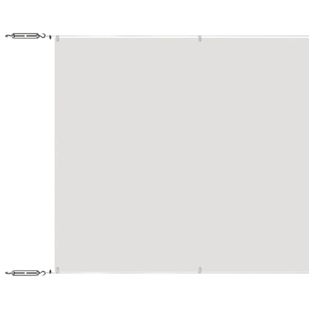 lodret markise 100x1000 cm oxfordstof hvid