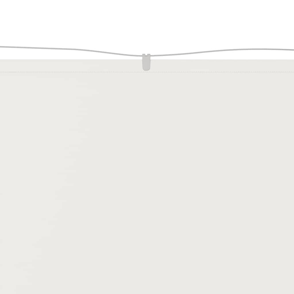 lodret markise 140x800 cm oxfordstof hvid