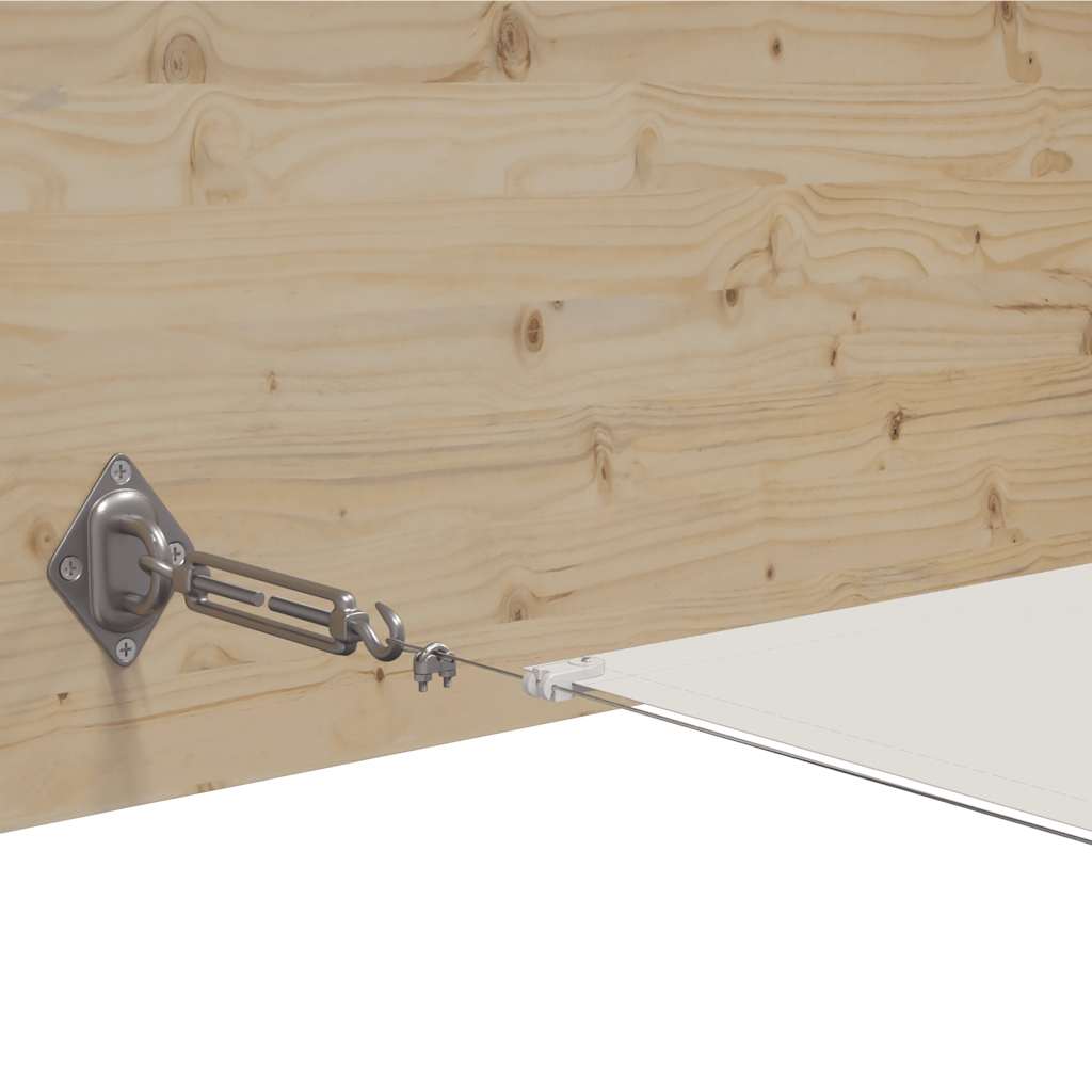 lodret markise 140x800 cm oxfordstof hvid