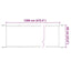 lodret markise 60x1200 cm oxfordstof beige