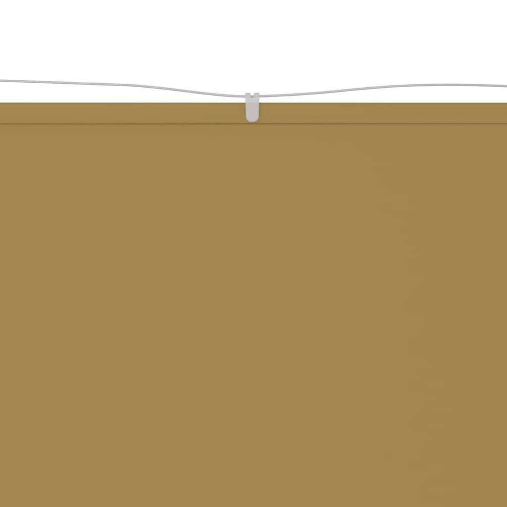 lodret markise 140x1000 cm oxfordstof beige