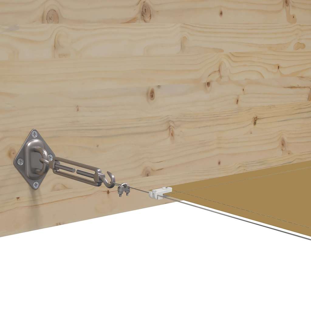 lodret markise 140x1000 cm oxfordstof beige