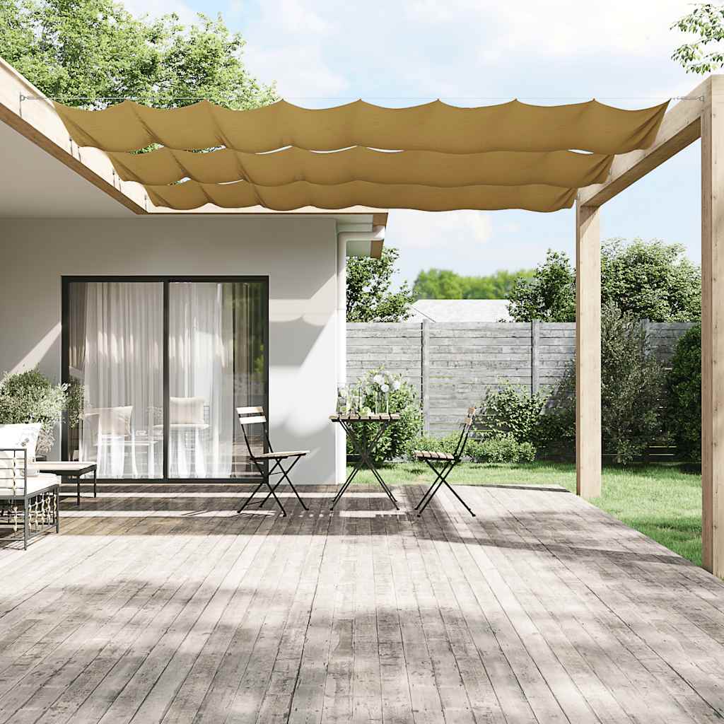 lodret markise 140x1000 cm oxfordstof beige