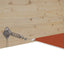 lodret markise 140x600 cm oxfordstof terrakottafarvet