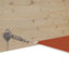 lodret markise 140x800 cm oxfordstof terrakottafarvet