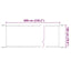 lodret markise 180x600 cm oxfordstof terrakottafarvet