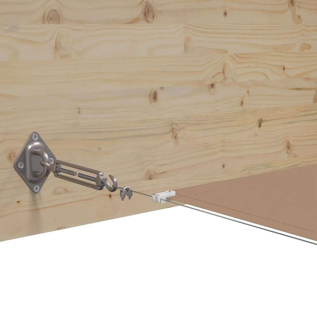 lodret markise 60x1200 cm oxfordstof gråbrun