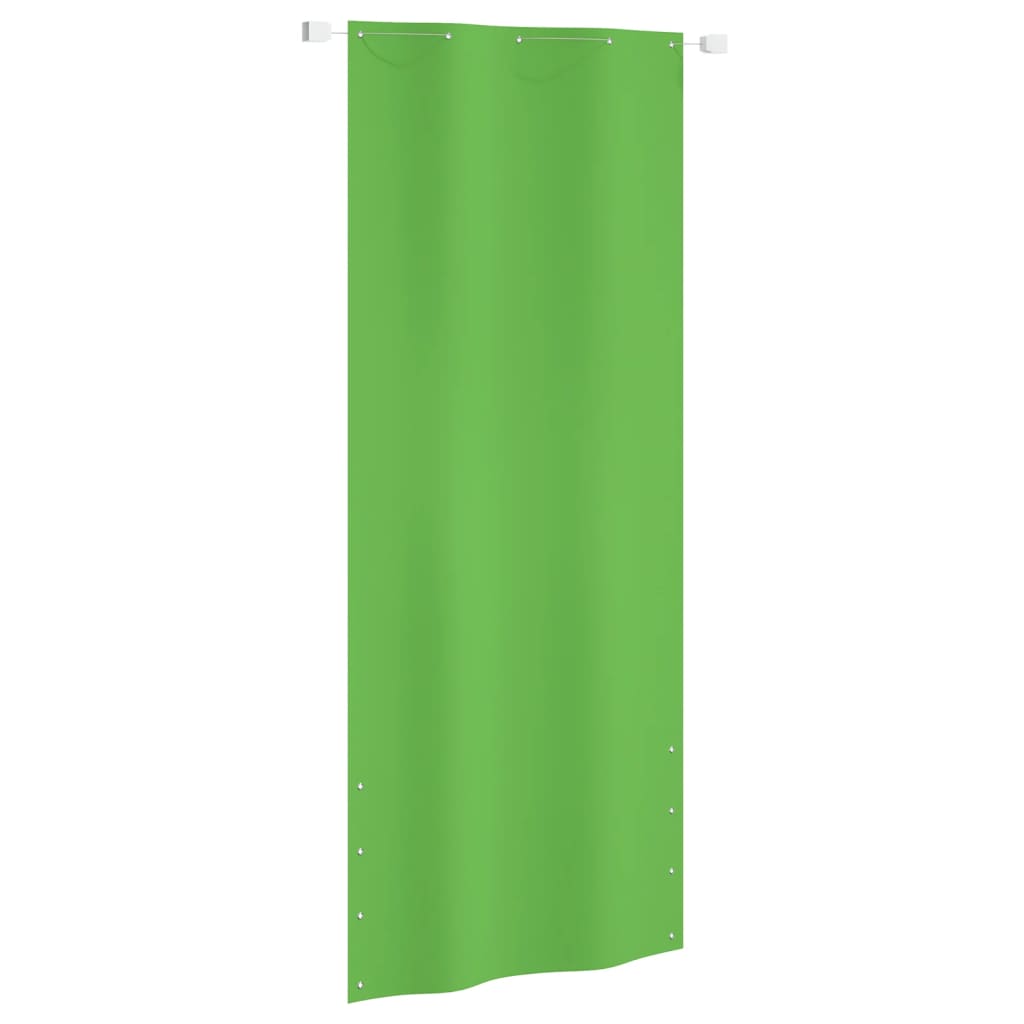 altanafskærmning 100x240 cm oxfordstof lysegrøn billede