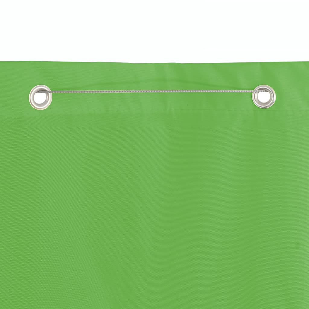 altanafskærmning Oxfordstof 120x240 cm lysegrøn