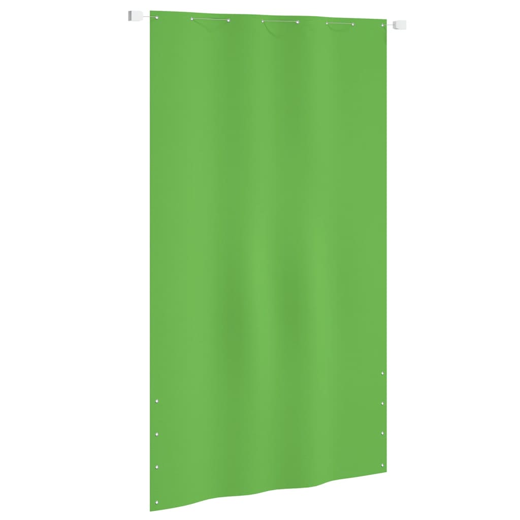 altanafskærmning Oxfordstof 140x240 cm lysegrøn billede