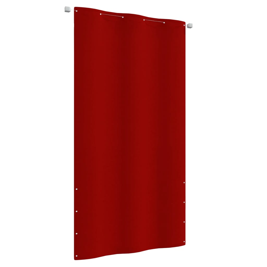altanafskærmning 120x240 cm oxfordstof rød billede
