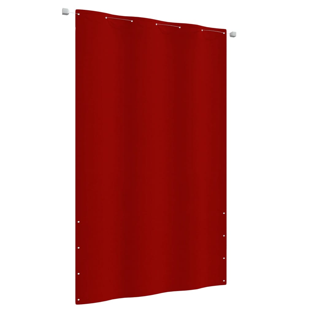 altanafskærmning 140x240 cm oxfordstof rød billede