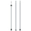 teleskopstang til presenning 102-60 cm aluminium