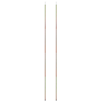 stænger til solsejl 2 stk. 200 cm galvaniseret stål