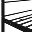 sengestel til himmelseng 90x200 cm metal sort