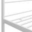 sengestel til himmelseng 100x200 cm metal hvid