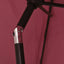 parasol 300 cm metalstang bordeauxrød