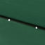 parasol med LED-lys og stålstang 2x3 m grøn