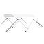 biminitop med 2 buer 150x120x110 cm hvid