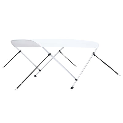 biminitop med 2 buer 180x130x110 cm hvid