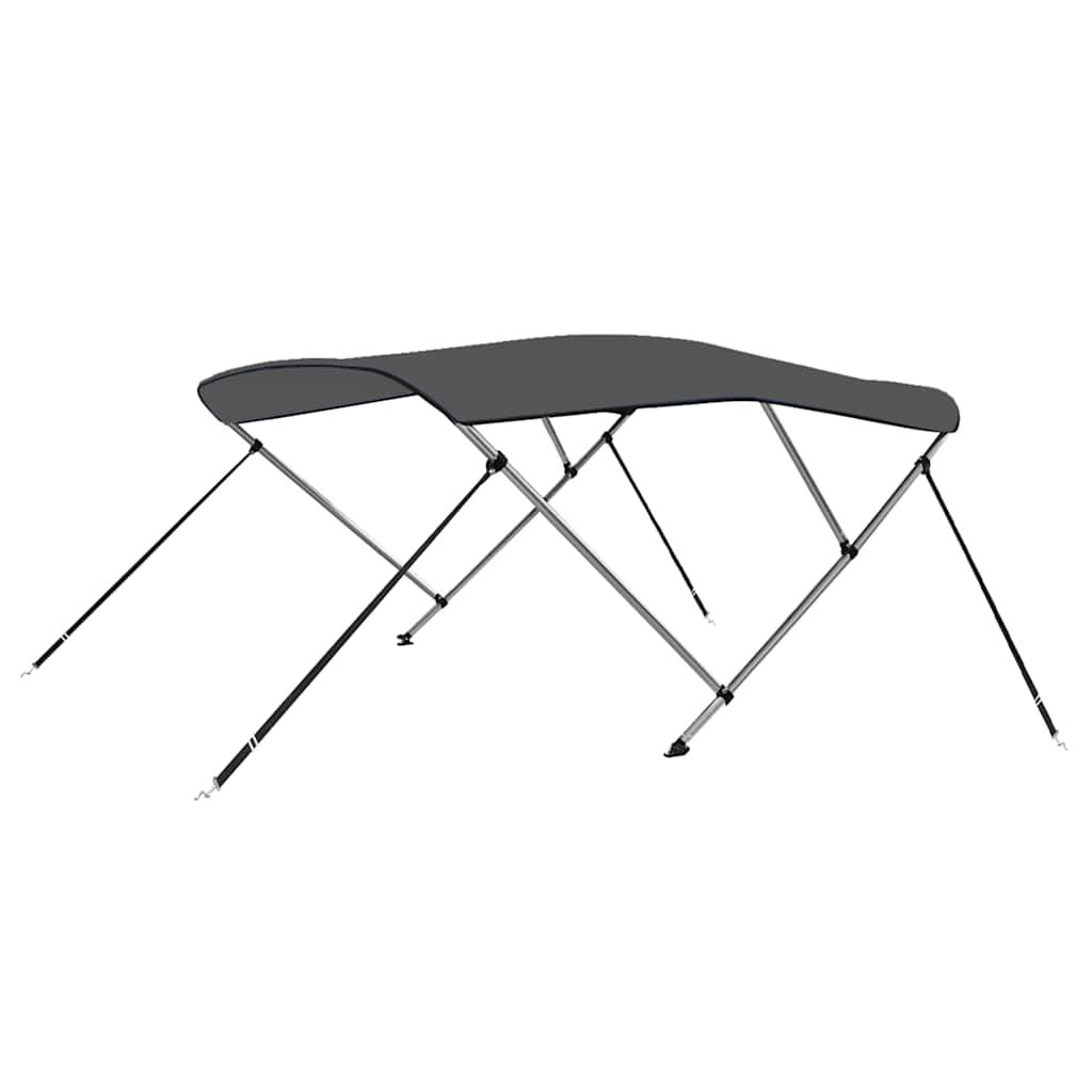 biminitop med 3 buer 183x140x137 cm antracitgrå