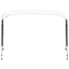 biminitop med 4 buer 243x(230-244)x137 cm hvid