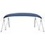 biminitop med 4 buer 243x(230-244)x137 cm marineblå