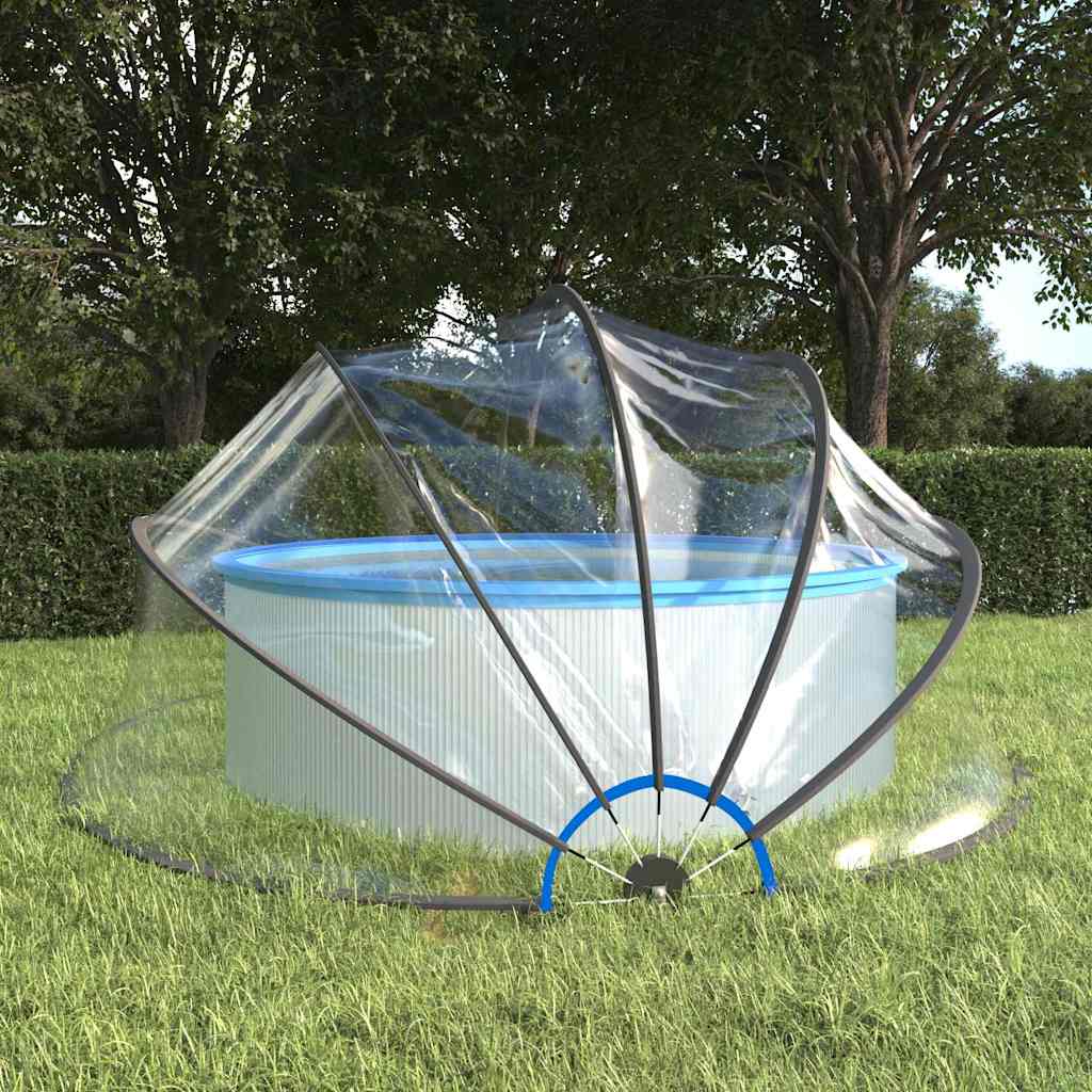 poolkuppel 500x250 cm billede