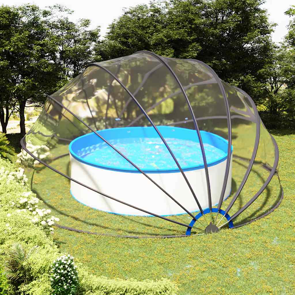 poolkuppel 559x275 cm billede