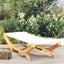 loungeseng 100x188,5x44 cm bøjet træ cremefarvet