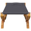 loungeseng 100x188,5x44 cm bøjet træ antracitgrå