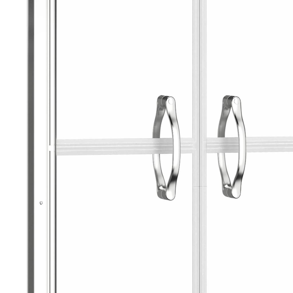 brusedør 71x190 cm klart sikkerhedsglas