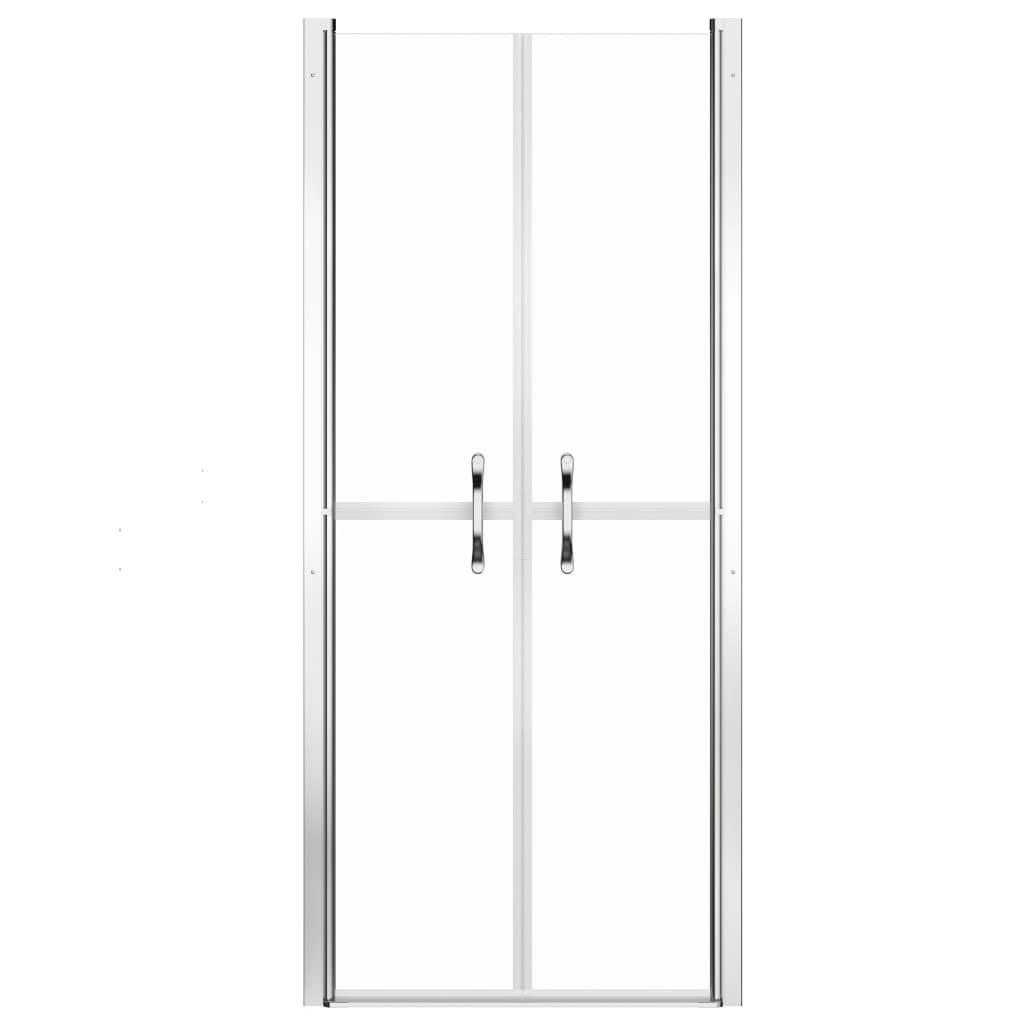 brusedør 91x190 cm klart sikkerhedsglas