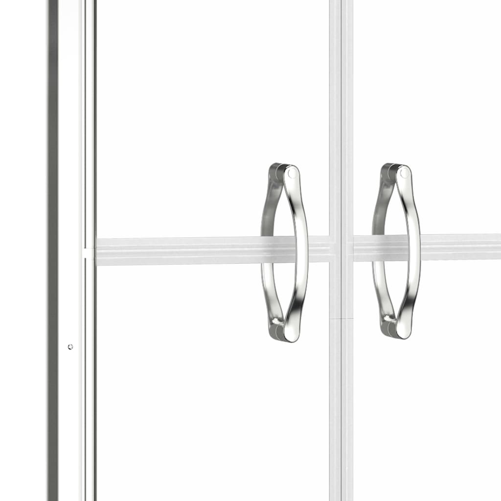brusedør 91x190 cm klart sikkerhedsglas