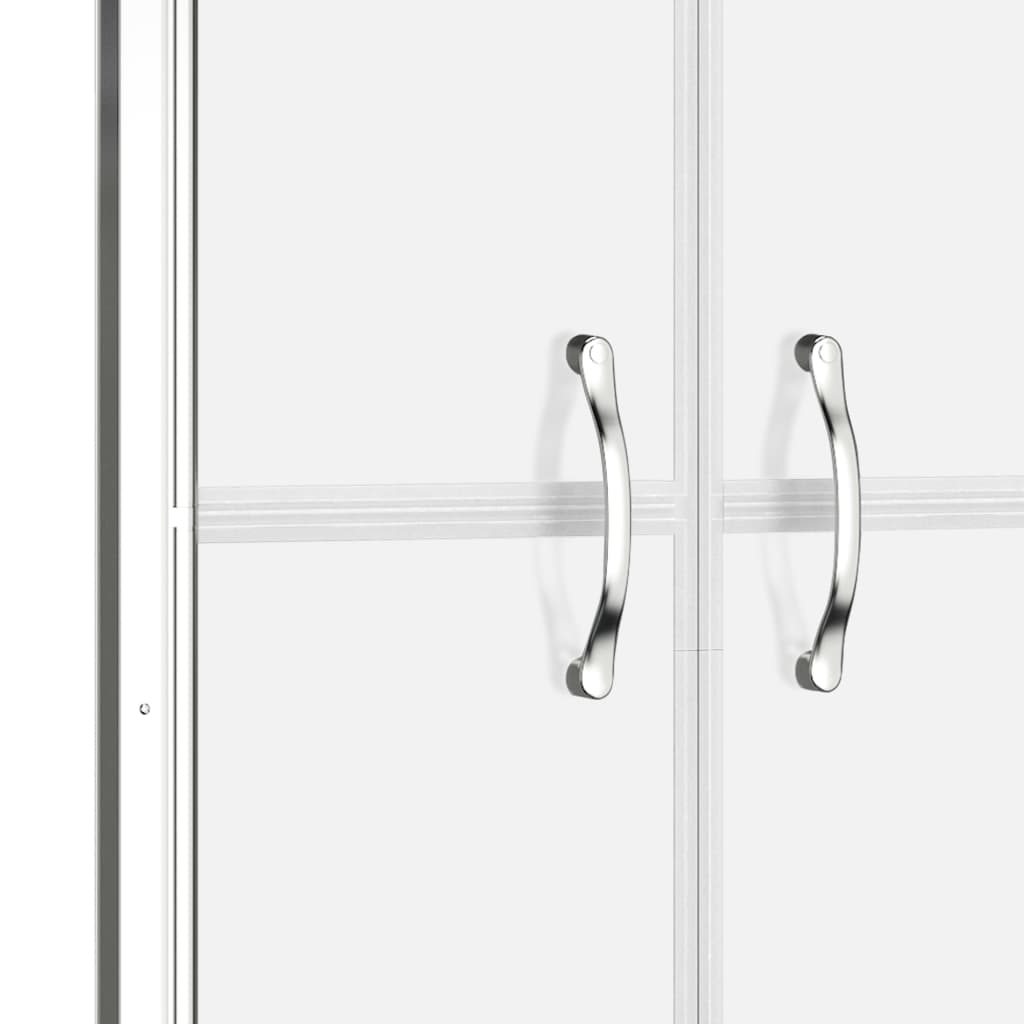 brusedør 71x190 cm matteret sikkerhedsglas