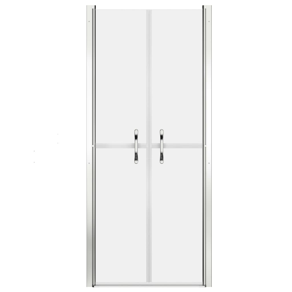 brusedør 76x190 cm matteret sikkerhedsglas