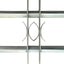 justérbart sikkerhedsgitter til vinduer 2 stk. 700-1050 mm