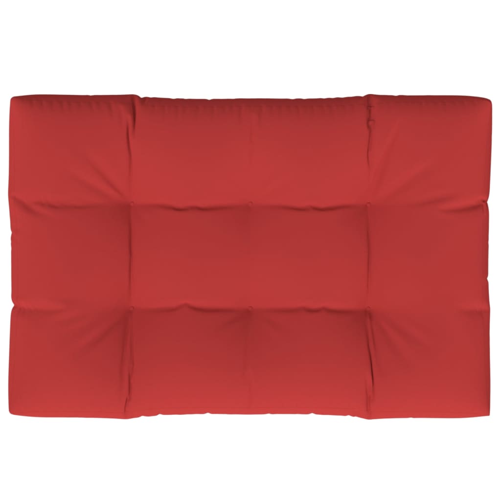 pallehynde 120x80x12 cm stof rød