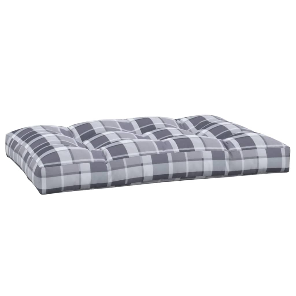 pallehynde 120x80x12 cm stof gråternet