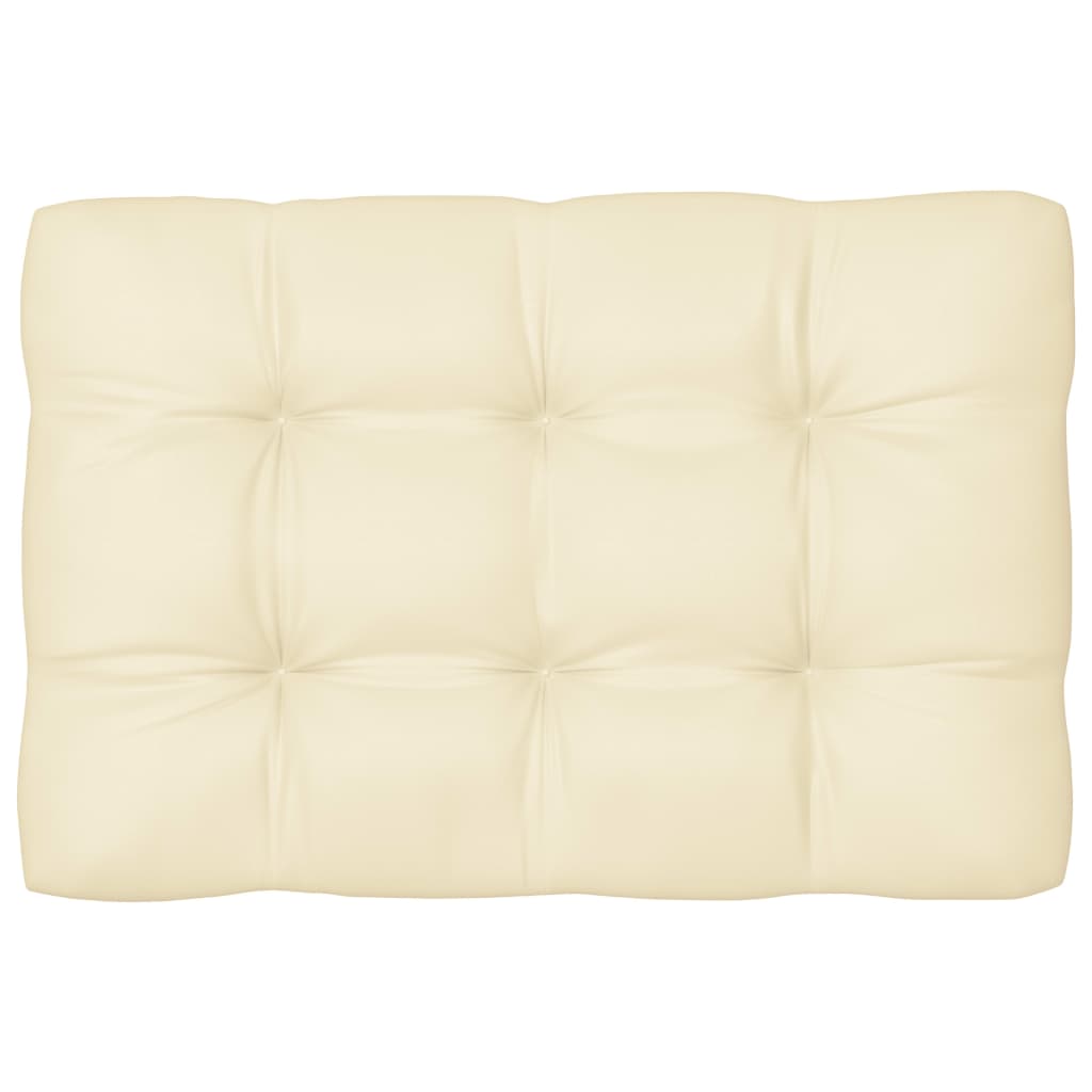 hynder til pallesofa 7 stk. cremefarvet