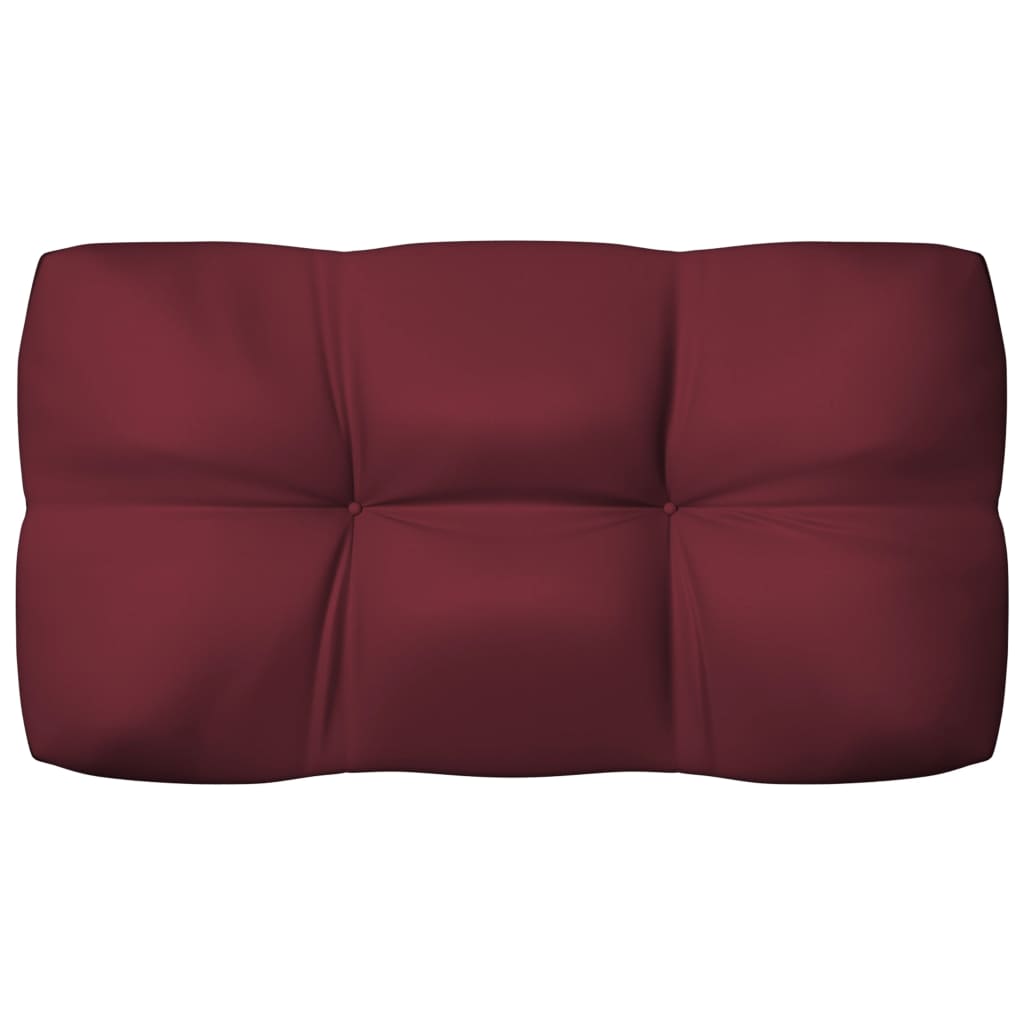 hynder til pallesofa 7 stk. stof vinrød