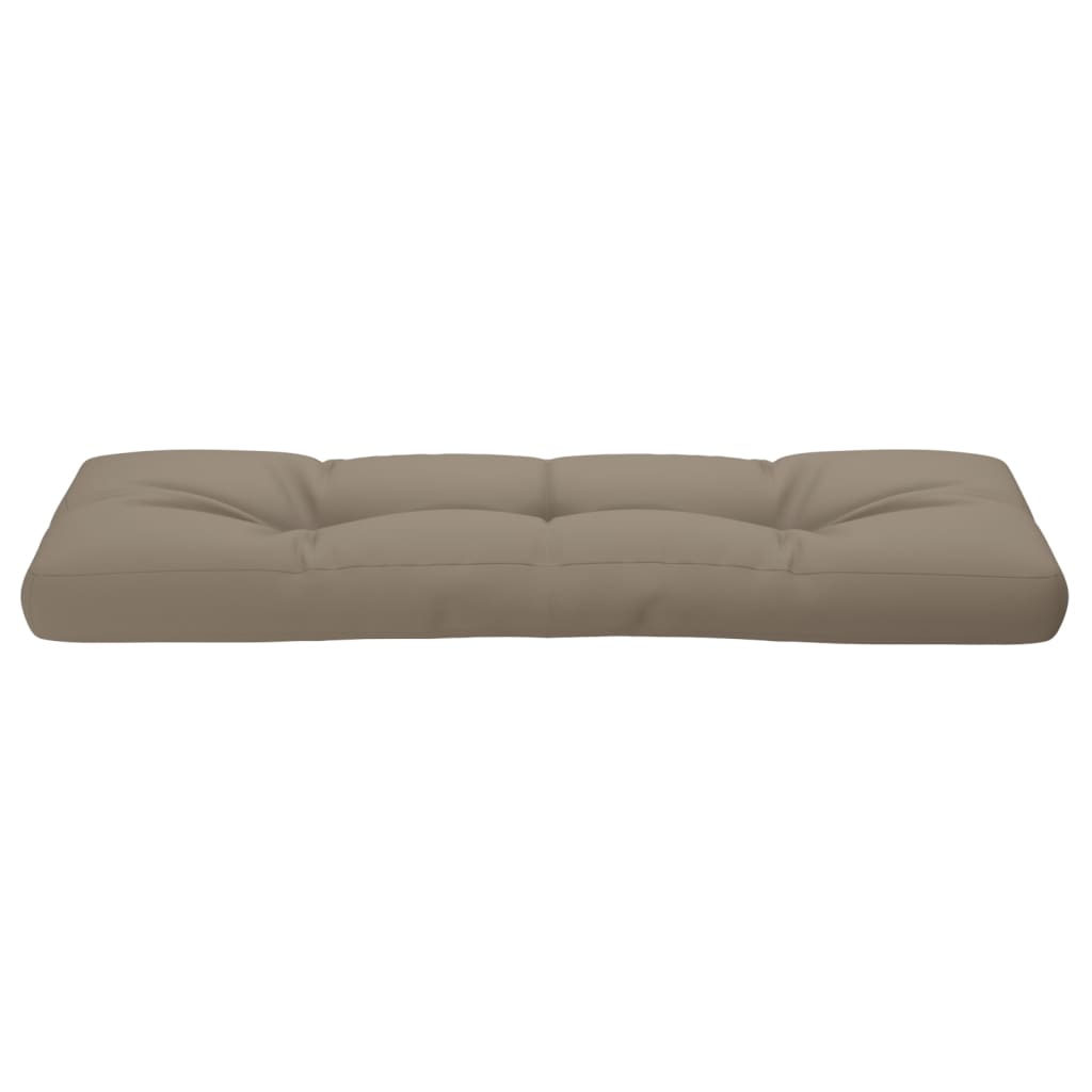 pallehynde 120x40x12 cm stof gråbrun