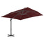 hængeparasol 400x300 cm aluminiumsstang bordeauxrød