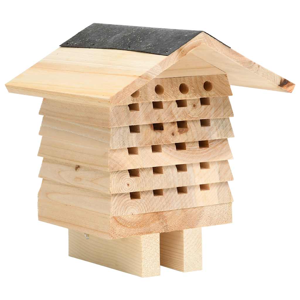 bihotel 22x20x20 cm massivt fyrretræ billede