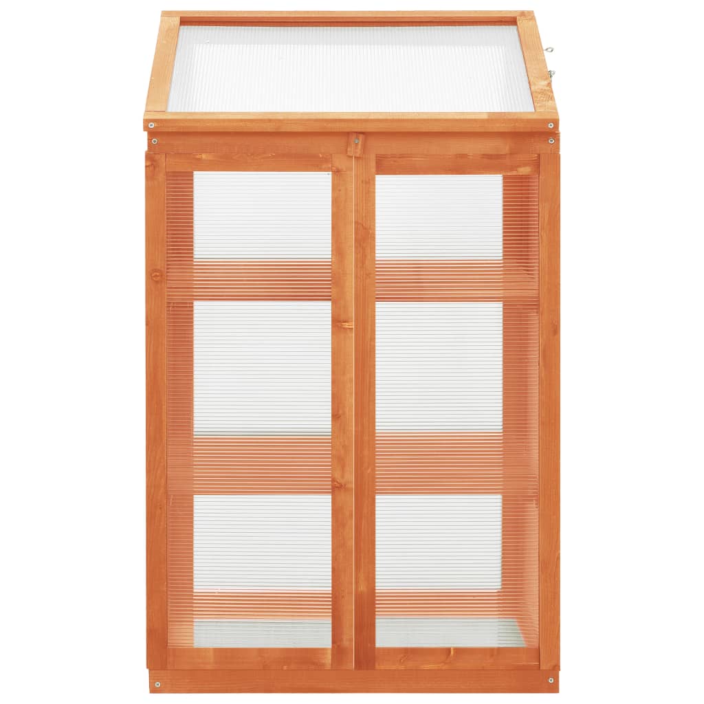 drivhus 60x45x100 cm fyrretræ
