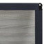 plisseret insektnet til vinduer 60x80 cm aluminium antracitgrå