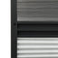 plisseret insektnet til vinduer aluminium 60x80 cm med skygge