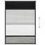 plisseret insektnet til vinduer 80x120 cm afskygning aluminium