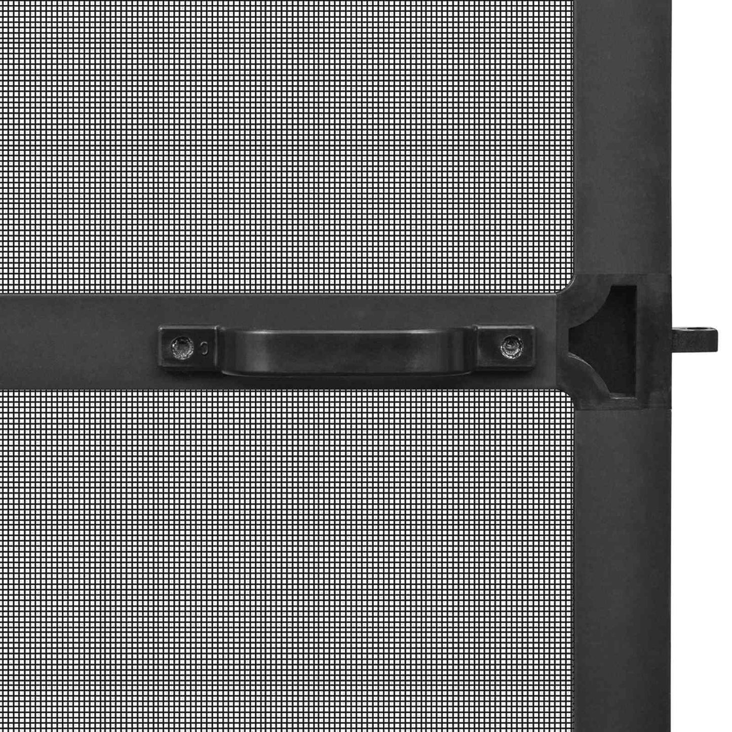 Svingbart insektnet Anthracit og sort 120 x 240 cm