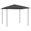 pavillon 3x3x2,6 m 160 g/m² antracitgrå